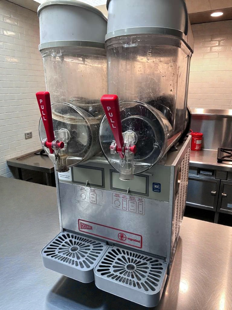 Outstanding Condition – Ugolini / Cecilware Dual Slush / Frozen Drink Dispenser – 2 Bowl – 115V – NSF & UL Listed – Fully Tested & Operational!