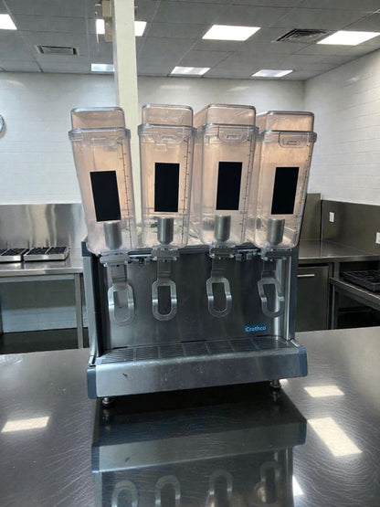 Excellent Condition – Crathco CS-4E/2D/3D-16 – Commercial Cold Beverage Dispenser – 4 Bowl – NSF & UL Listed – Fully Tested & Operational!