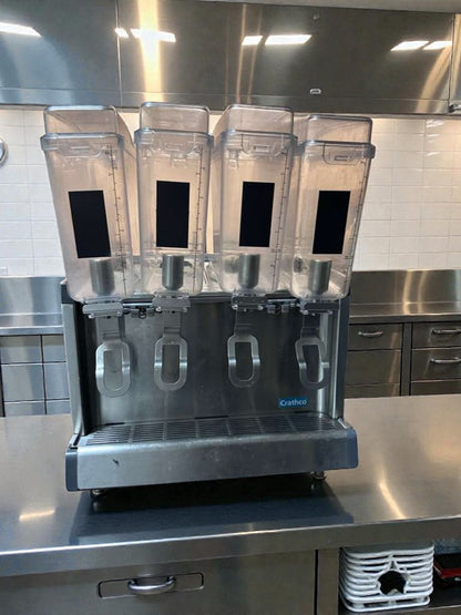 Excellent Condition – Crathco CS-4E/2D/3D-16 – Commercial Cold Beverage Dispenser – 4 Bowl – NSF & UL Listed – Fully Tested & Operational!