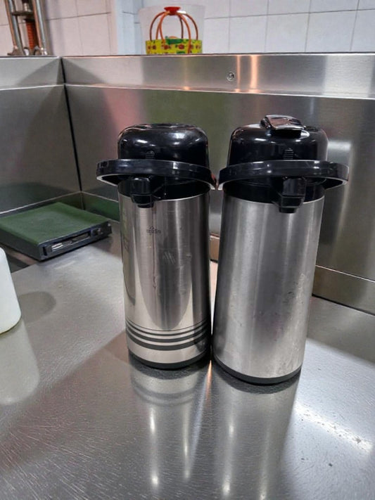 Premium Condition – Stainless Steel Commercial Airpot Beverage Dispensers – 1.9 Liter – NSF / ETL Listed – Fully Tested & Operational (Qty 2)