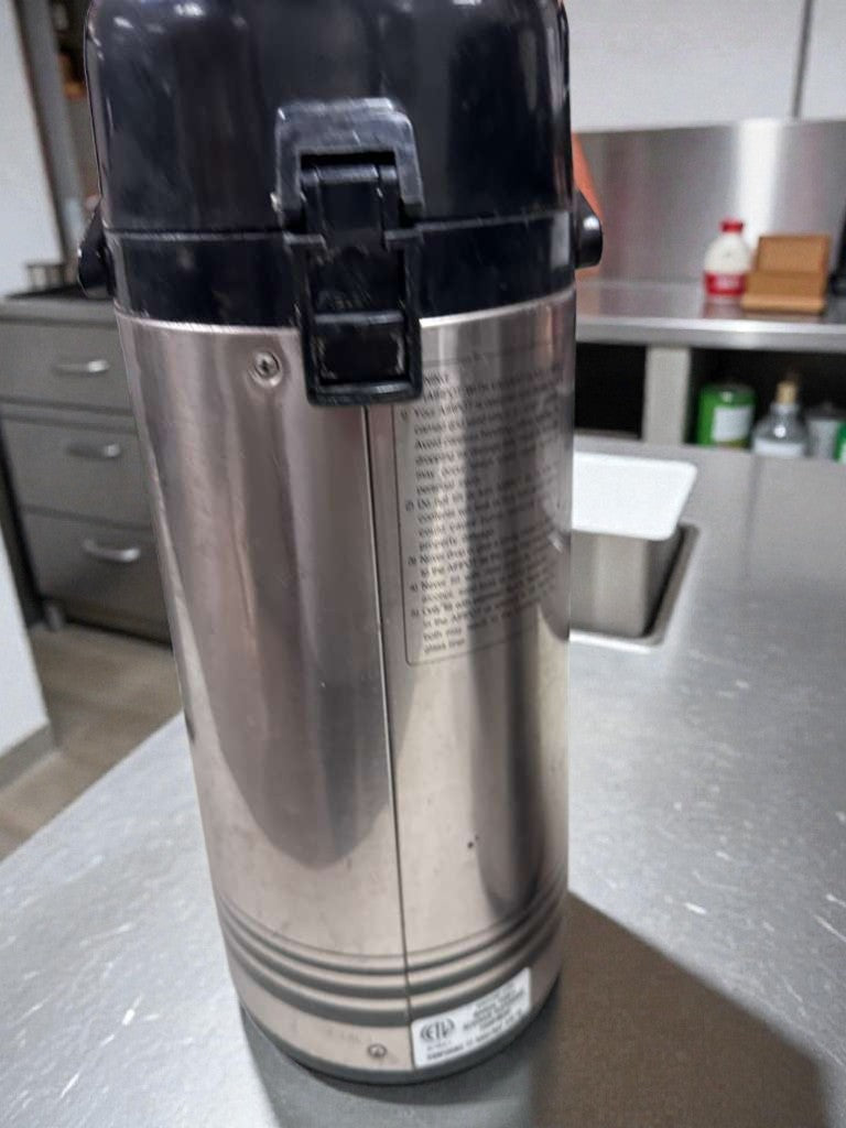 Premium Condition – Stainless Steel Commercial Airpot Beverage Dispensers – 1.9 Liter – NSF / ETL Listed – Fully Tested & Operational (Qty 2)