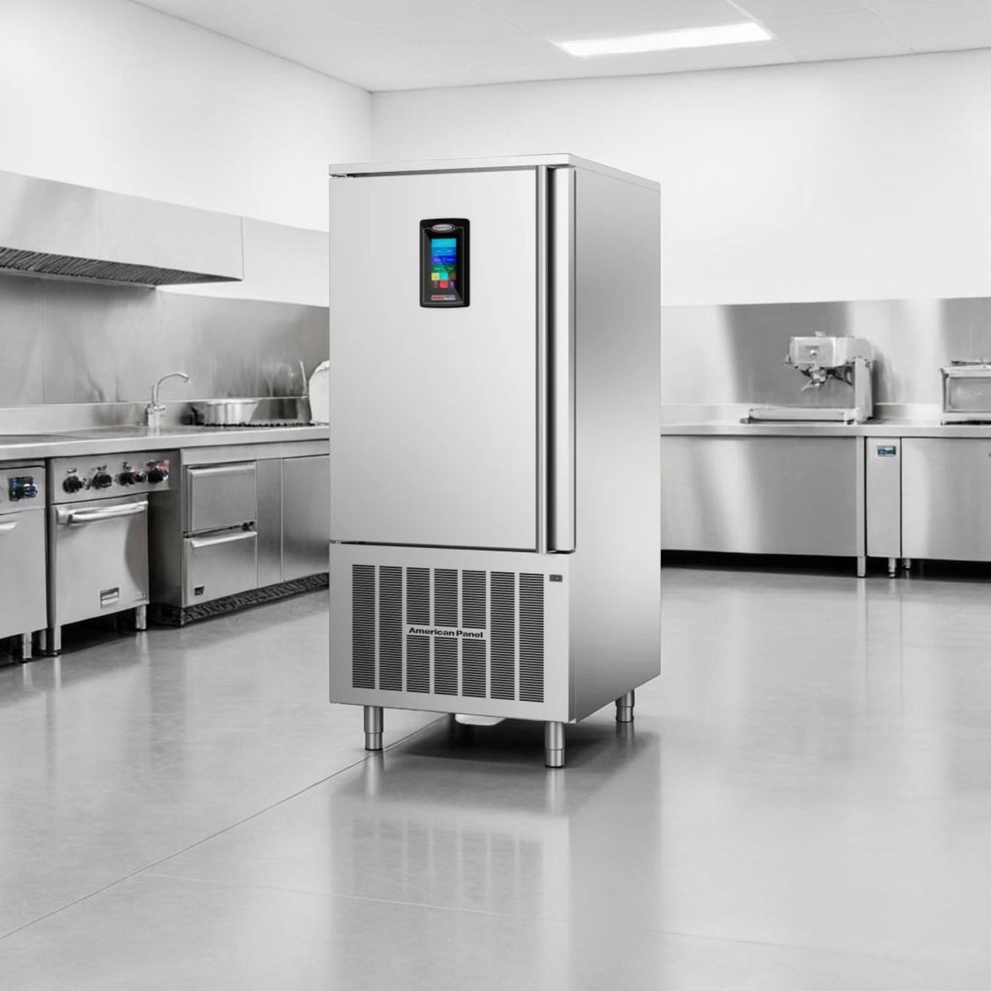 Exceptional Condition – American Panel AP12BCF150-2-P HURRiCHiLL™ Blast Chiller / Shock Freezer – 24 Pan Capacity – 208V / 3PH – Fully Tested & Operational!