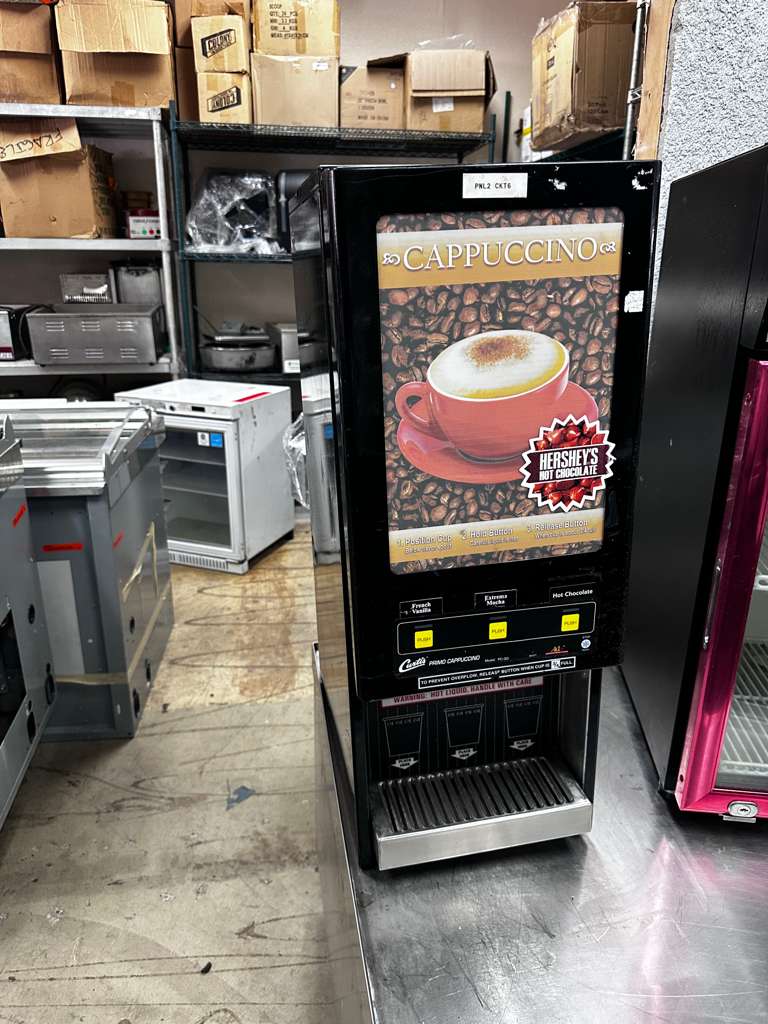 Exceptional Condition – Curtis PC-3D-10-01 / CAFEPC3CS10000 – Commercial Cappuccino Dispenser – 3 Flavor Stations – 120V – Fully Tested & Operational!