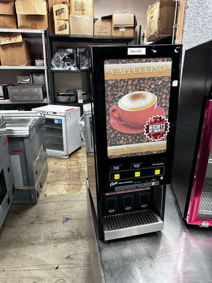 Exceptional Condition – Curtis PC-3D-10-01 / CAFEPC3CS10000 – Commercial Cappuccino Dispenser – 3 Flavor Stations – 120V – Fully Tested & Operational!