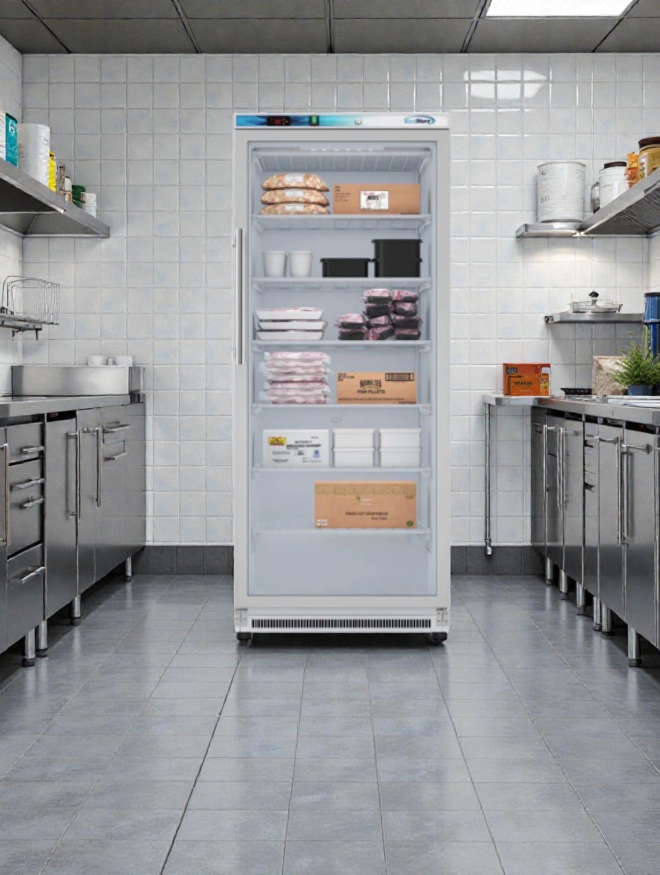 Brand New – Scratch & Dent – Koolmore Commercial Reach-In Freezer with Glass Door