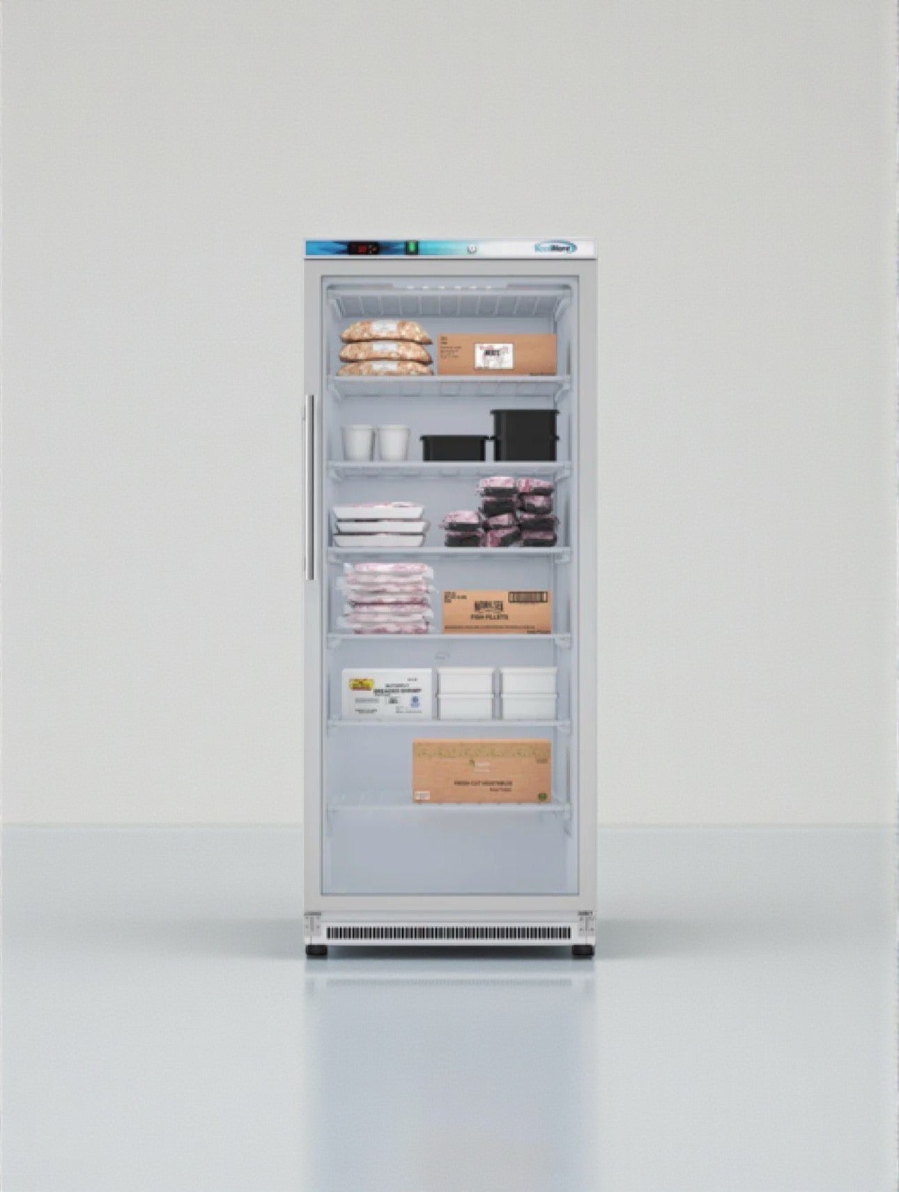Brand New – Scratch & Dent – Koolmore Commercial Reach-In Freezer with Glass Door