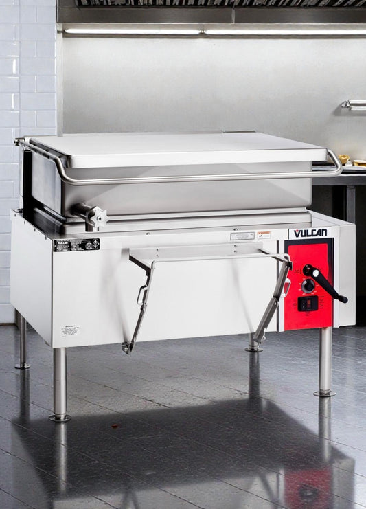Premium Condition – Vulcan VE40 – Commercial Electric Tilting Skillet / Braising Pan – 40 Gallon – 480V – Fully Tested & Operational!