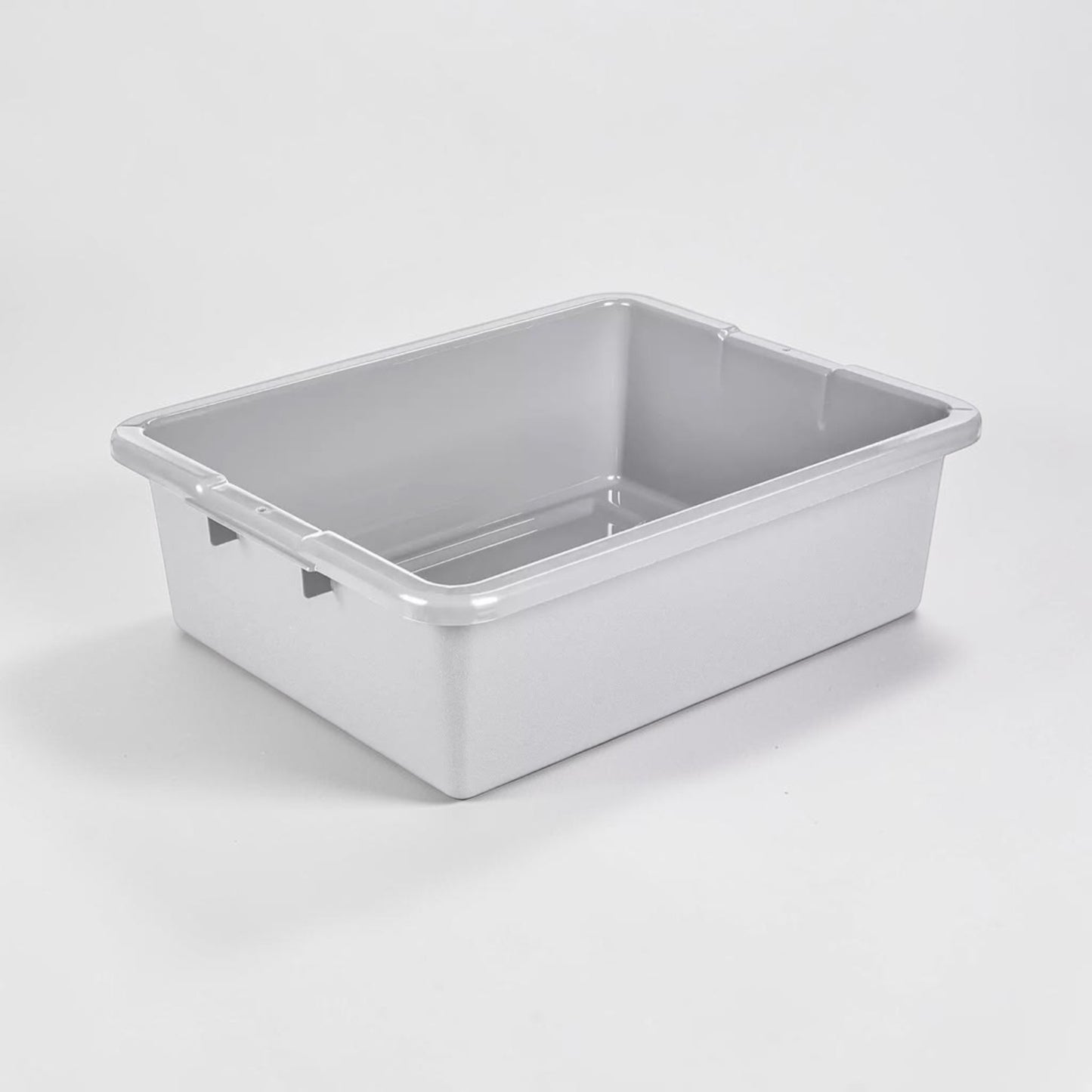 Dependable Condition – Uline Utility Tote Lot – Qty 4 – 22" x 17" x 7" Gray Commercial Plastic Storage Tubs – NSF Certified – Ready for Restaurant Use!
