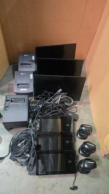 Top-Tier Condition – NCR 7700-K110-3179 – Commercial Point-of-Sale System Package – 3 Touchscreen Terminals, 3 Receipt Printers, 3 Card Readers & 3 Barcode Scanners – USB & LAN Connectivity – Fully Tested & Operational!