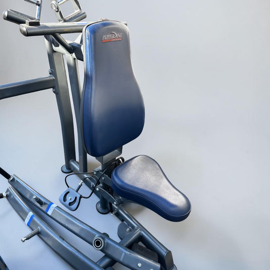 Remarkable Condition – TRUE Fitness FUSE-0700 – Commercial Selectorized Shoulder Press – Independent Converging Arms – Adjustable Seat & Back Pad – Fully Inspected & Operational!