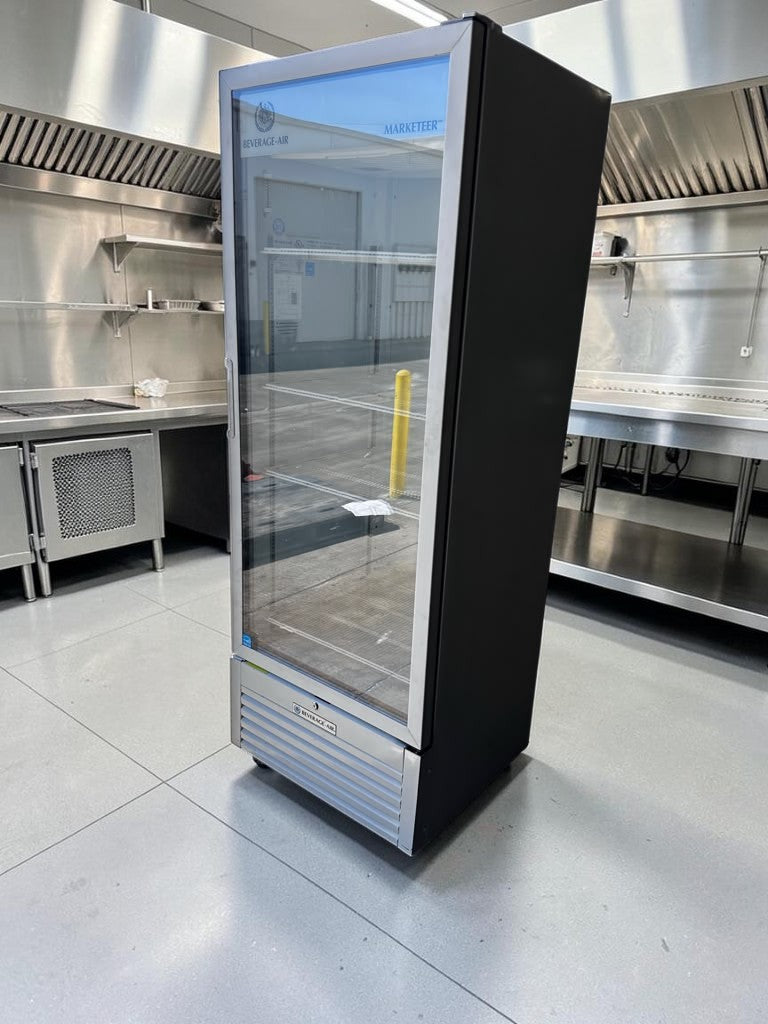 Premium Condition – Beverage-Air MT23-1W Marketeer Series – 29 1/2" One-Section Glass-Door Merchandiser – 19.2 Cu. Ft. – ENERGY STAR® – 115V – Fully Tested & Operational!
