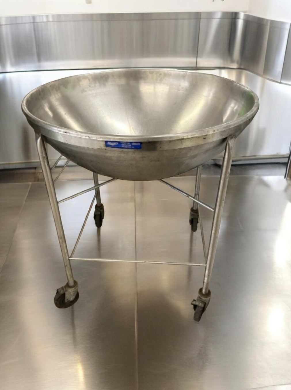 Immaculate Condition – Vollrath 79818 Stainless Steel Mobile Mixing Bowl Stand with 80 Qt. Mixing Bowl – Fully Inspected & Ready for Use