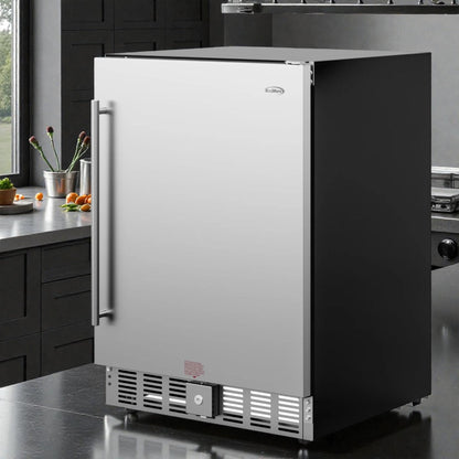 Brand New in Box  – Premium Condition – KoolMore KM-BIR5C-SS – 23.4 in. Built-In Refrigerator & Beverage Cooler – Stainless Steel – 5 Cu. Ft.!