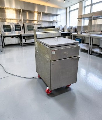 Outstanding Condition – Migali C-F75E-NG – Competitor Series® 75 lb Natural Gas Floor Fryer – ENERGY STAR® - Fully Tested & Operational!
