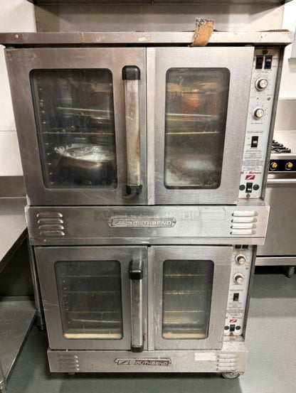 Exceptional Condition – Blodgett Double-Stack Commercial Convection Oven – Stainless Steel – Fully Tested & Operational!