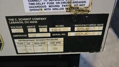 Impeccable Condition – C. Schmidt EHD-4 Refrigerated Deli Display Case – Curved Glass – 115V – Fully Tested & Operational