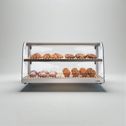 Brand New Premium Condition – KoolMore DC-53C-B – Countertop Bakery Display Case – Curved Glass – Never Used in Original Crate