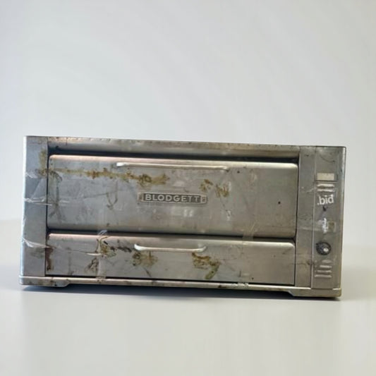 Elite Performance – Blodgett Double Deck Commercial Pizza Oven – Gas – Heavy-Duty Stainless Steel – Fully Tested & Operational!