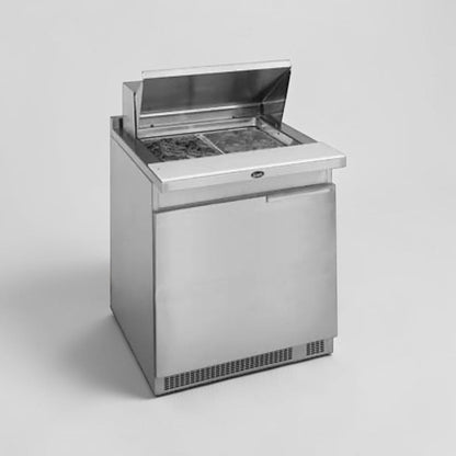 Superior Condition – Randell 9412-32-7 – 32" Single Door Refrigerated Sandwich & Salad Prep Unit – 12 Pan Capacity – 115V – NSF & cULus Listed – Fully Tested & Operational!