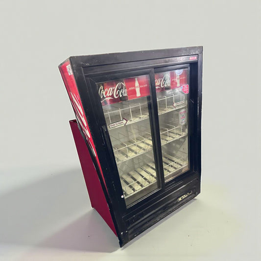 Premium Condition – TRUE GDM-33SL-54EM-LD – Commercial Glass Door Merchandiser Refrigerator – 54" – Coca-Cola Branded – UL Listed – Fully Tested & Operational!