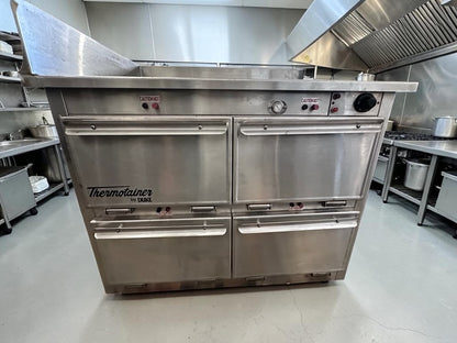Elite Condition – Duke 1304 Thermotainer – Four-Compartment Hot Food Storage Unit – Stainless Steel Worktop – 208V, Three Phase – UL & NSF Listed – Fully Tested & Operational!
