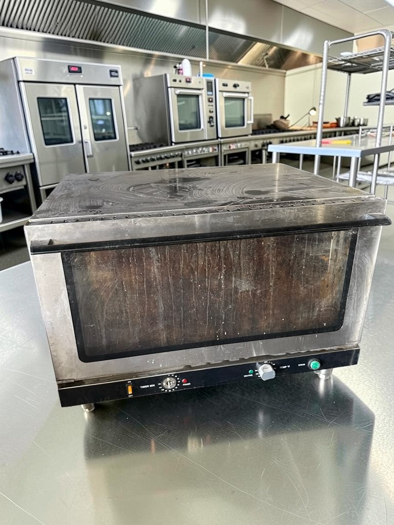 Professionally Maintained Condition – Cooler Depot FD-100 – Full-Size Commercial Countertop Electric Convection Oven – 4-Tier – Dual Fan – Steam/Humidity Function – 208-240V – 3,500-4,600W – Fully Tested & Operational!