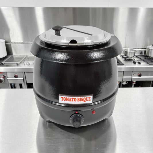 Dependable Condition – Winco ESW-66 – 10 Qt Deluxe Countertop Soup Warmer – Adjustable Thermostatic Control – 400W – Fully Tested & Operational!