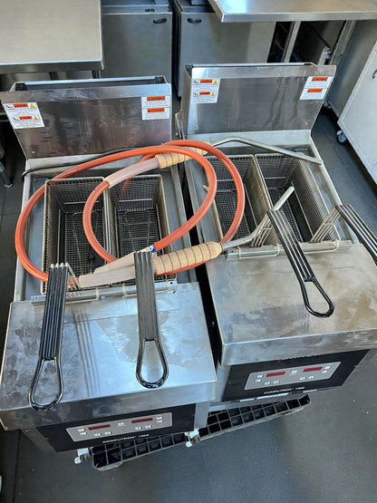Exceptional Condition – Henny Penny Open Fryer – Natural Gas | 120V | Single Phase  - Fully Tested & Working! (Computron 1000)