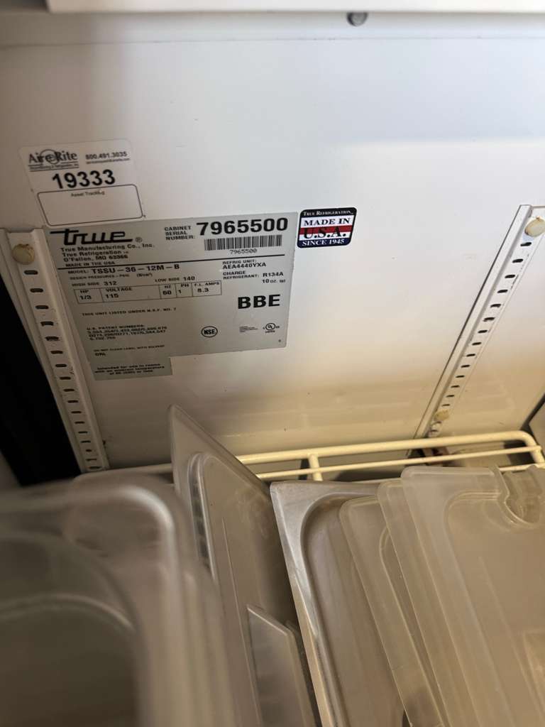 Elite Condition – True TSSU-36-12M-B-HC commercial mega top sandwich / salad prep table – 36-inch footprint – 115V – Fully Tested & Operational!