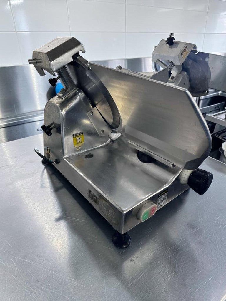 Excellent Condition – German Knife 10" Commercial Meat Slicer – Compact Heavy-Duty Deli Slicer – Fully Tested & Operational!
