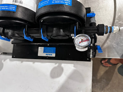 Top-Tier Condition – Ecolab / KineticoPRO KPMF HC614-2 – Commercial Dual-Cartridge Water Filtration System – 150,000-Gallon Capacity – Dual Pressure Gauges – NSF/ANSI 42 Certified – Fully Inspected & Ready for Installation!
