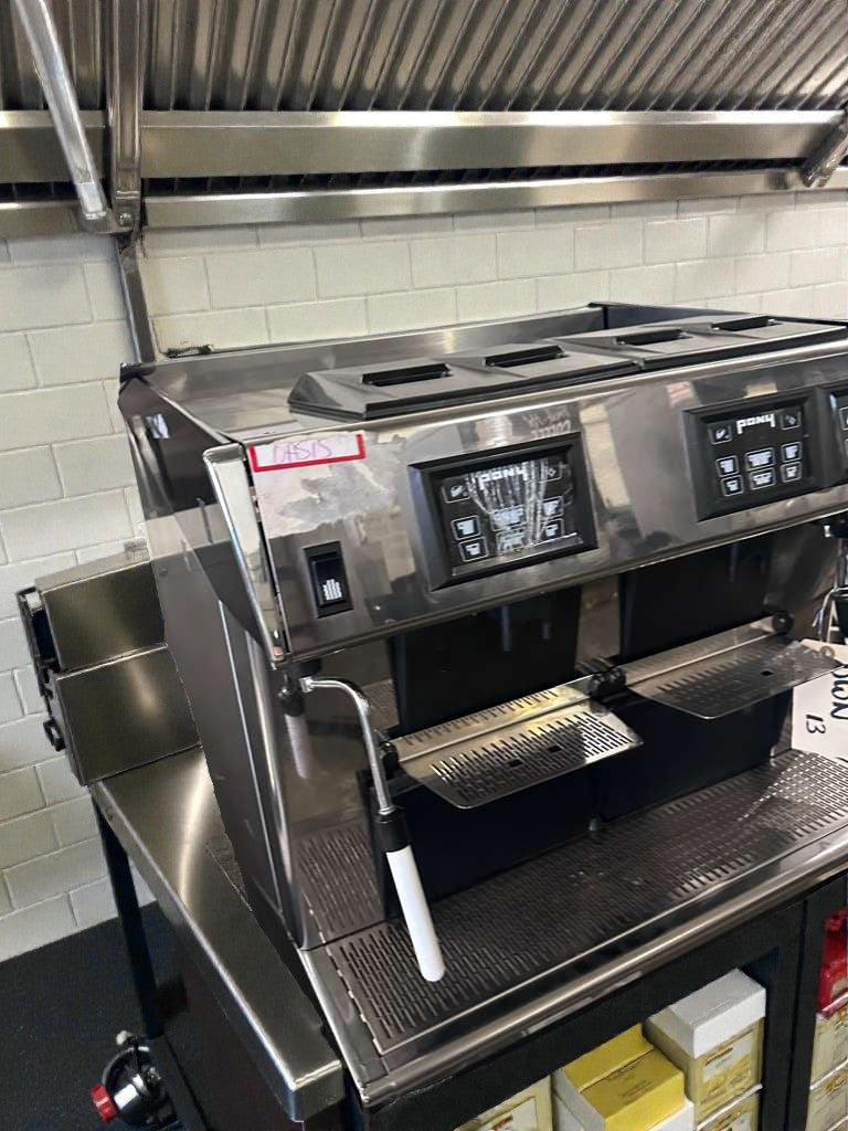 Premium Condition – Pony 2 Group Commercial Automatic Espresso Machine – Touchscreen Controls – Stainless Steel – Fully Tested & Operational!