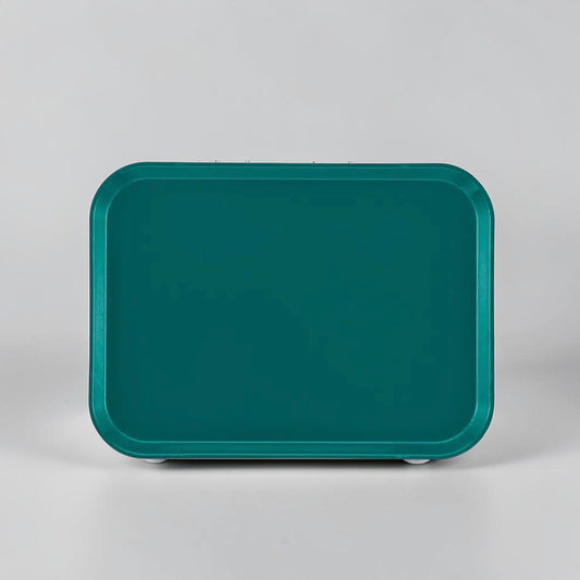 Superior Condition – Cambro 1216414 Teal Camtray – 12” x 16” Rectangular Fiberglass Cafeteria Trays – Quantity 25 – NSF Certified – Ready for Commercial Use!