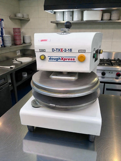 Premium Condition – DoughXpress D-TXE-2-18W LV – Commercial Electric Dough Press – 18" – Made in USA – Fully Tested & Working!