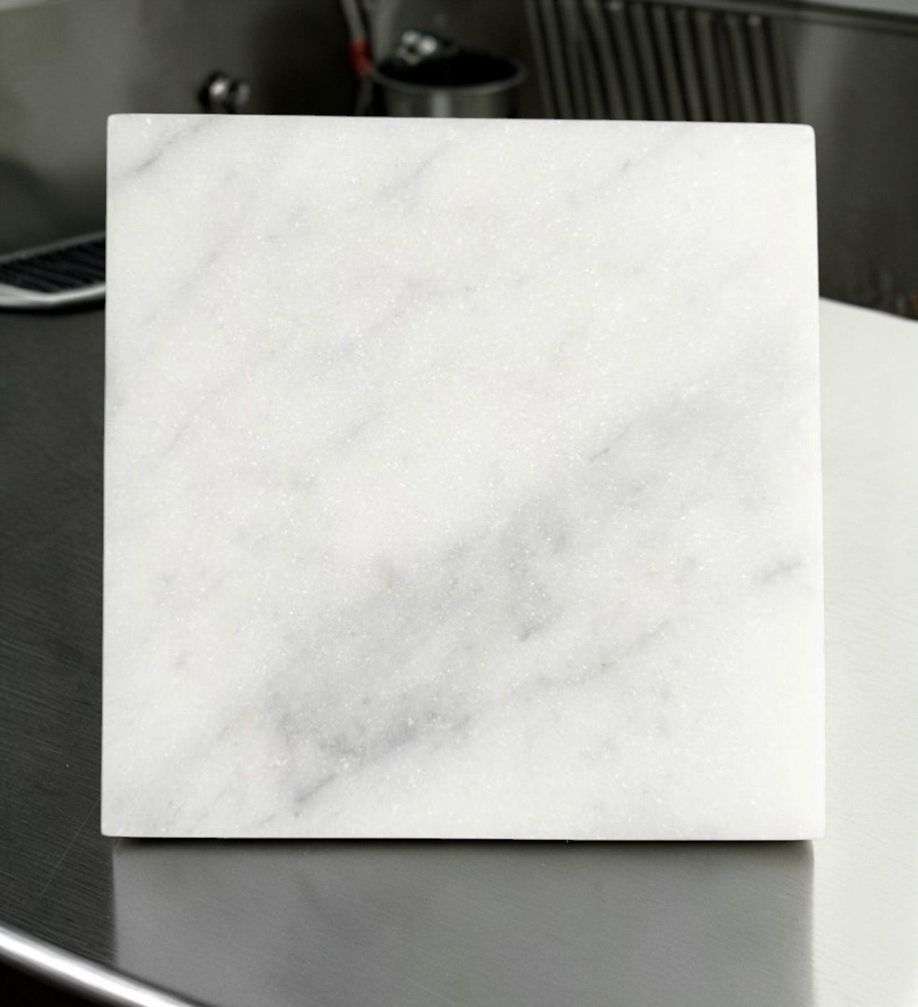 Outstanding Condition – Carrara White Marble 4x4 Honed Tile – Natural Stone Mosaic Tiles – Interior Wall & Backsplash Stone – One Lot