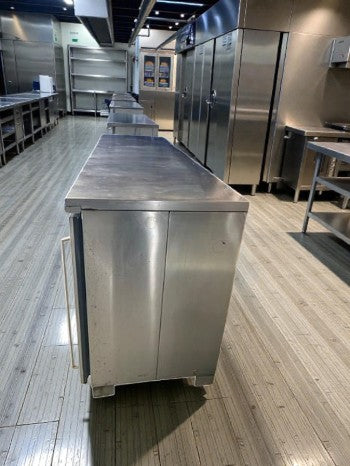 Top-Tier Condition – Perlick BBS84-SS-L-STK – 84" Stainless Steel Back Bar Refrigerator – 3 Swinging Solid Doors – 24.8 Cu. Ft. – 115V – NSF / cULus Listed – Fully Tested & Operational!