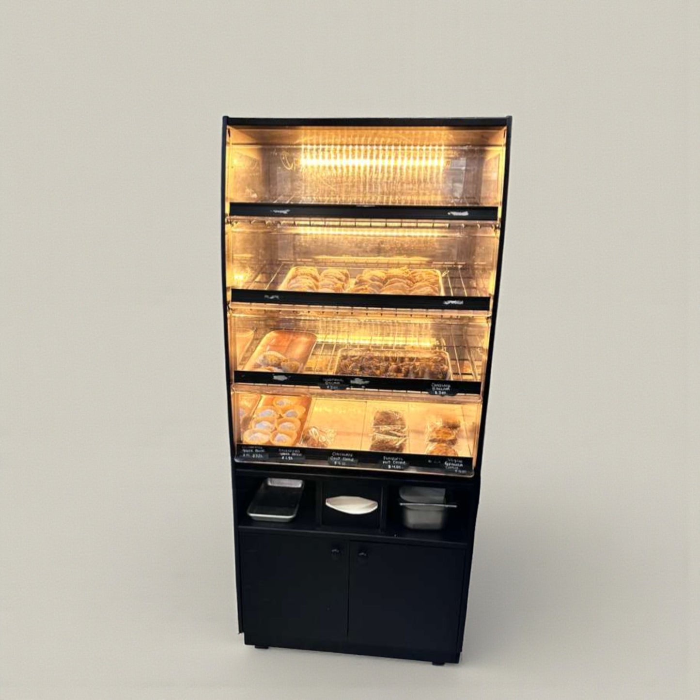 Outstanding Condition - Turbo Air Refrigerated Bakery Display Case – Glass Merchandiser – LED Lit – Commercial Pastry Showcase – Fully Tested & Operational