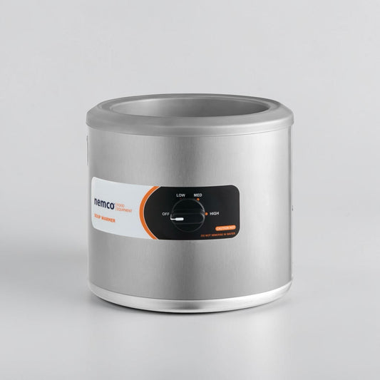 Superb Condition – Nemco 6100A – Commercial 7 Qt. Round Countertop Food Warmer – Adjustable Thermostatic Control – 120V, 550W – NSF & ETL Listed – New/Open Box!