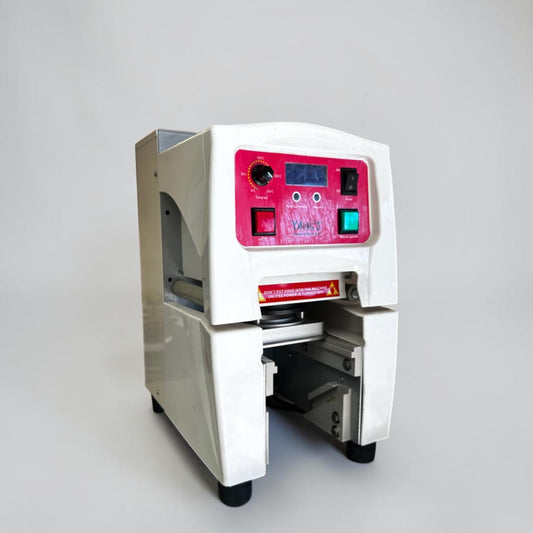 High-Grade Condition – Y-Fang Commercial Automatic Cup Sealing Machine – Adjustable Temperature Control – Countertop Bubble Tea Cup Sealer – 110V, 450W – CE Marked – Fully Tested & Operational!