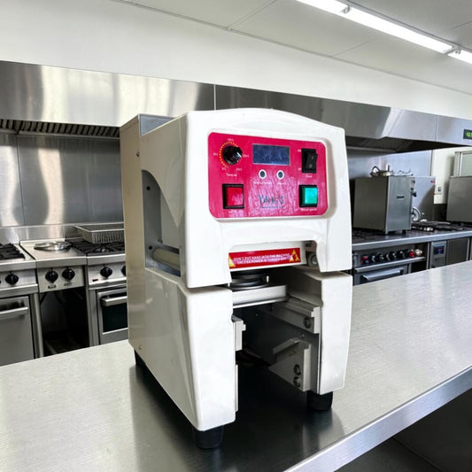 High-Grade Condition – Y-Fang Commercial Automatic Cup Sealing Machine – Adjustable Temperature Control – Countertop Bubble Tea Cup Sealer – 110V, 450W – CE Marked – Fully Tested & Operational!