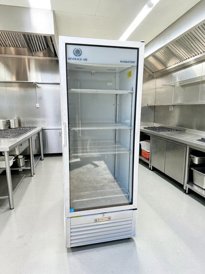Premium Condition – Beverage-Air MT23-1W Marketeer Series – 29 1/2" One-Section Glass-Door Merchandiser – 19.2 Cu. Ft. – ENERGY STAR® – 115V – Fully Tested & Operational!
