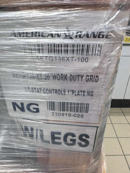 Brand New – Scratch & Dent - American Range 36" Countertop Thermostatic Gas Griddle