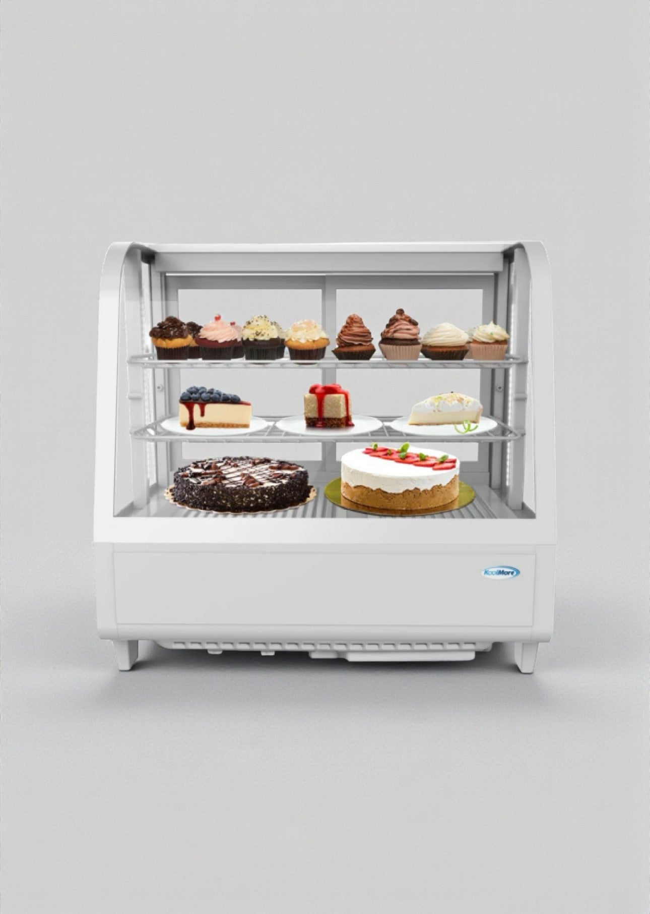 Brand -New Condition – KoolMore Refrigerated Countertop Display Case (Scratch & Dent)