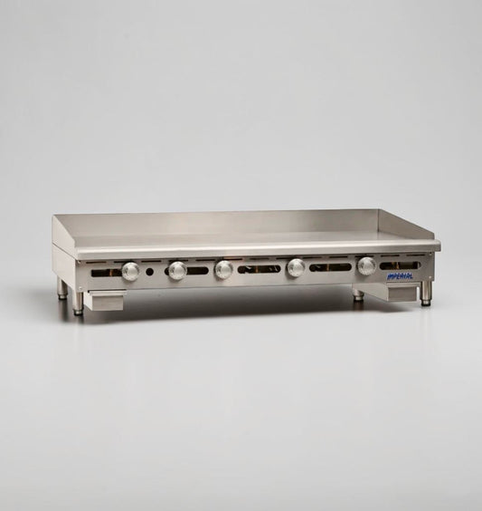 Superior Condition – Imperial ITG-60 60" Commercial Gas Griddle – 1" Steel Plate – Thermostatic Controls – Natural Gas – Fully Tested & Operational!
