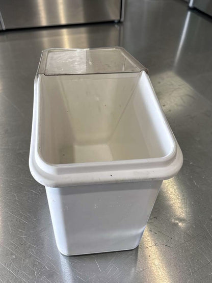 Superior Condition – Commercial Mobile Ingredient Storage Bin – Large Capacity Food Storage Container w/ Lid & Casters – Fully Tested & Operational!