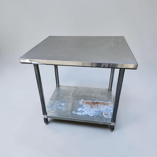 Remarkable Condition – Regency 600T3036G – 36" × 30" Commercial Stainless Steel Work Table – Galvanized Undershelf – Adjustable Feet – NSF Certified – Fully Inspected & Ready for Use!