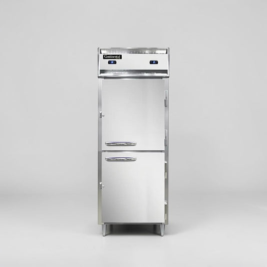 Immaculate Condition – Continental D1RFESNSAHD Reach-In Refrigerator/Freezer – Dual Temp – 1 Section – 115V – Commercial Stainless Steel – Fully Tested & Operational!