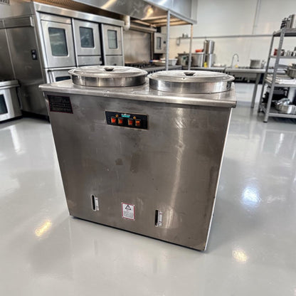Prime Condition – Wellborn BS-65L2 – 130-Liter Double-Tank Electric Soup & Porridge Cooker – 15 kW – 220V – Fully Tested & Operational!