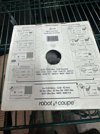 Brand New Condition – Robot Coupe 28119 – 10×10 mm Dicing Grid – Commercial Food Processor Attachment!