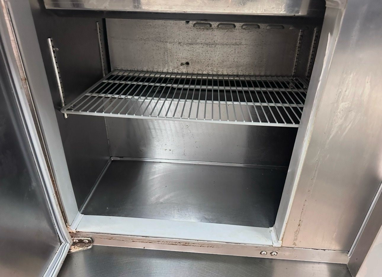 Superior Condition – Continental Refrigerator SW60N12 – Commercial Refrigerated Sandwich / Salad Prep Table – 60" – 2 Door – Fully Tested & Operational!